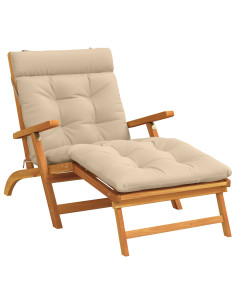 Cuscino per Lettino VIANEN 100% Poliestere Crema 2