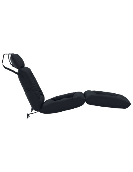 Cuscino per Lettino VIANEN 100% Poliestere Blu Scuro