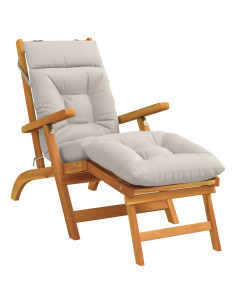Cuscino per Lettino VIANEN 100% Poliestere Bianco 2