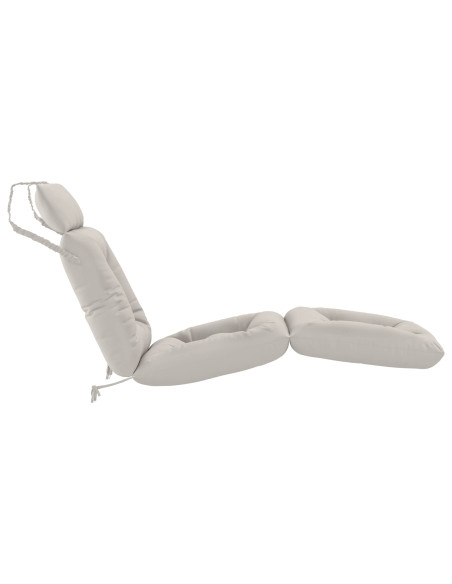 Cuscino per Lettino VIANEN 100% Poliestere Bianco