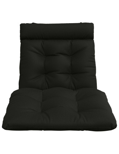 Cuscino per Lettino VIANEN 100% Poliestere Nero 200 x 90 x 8 cm