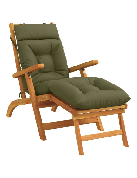Cuscino per Lettino VIANEN 100% Poliestere Verde Oliva