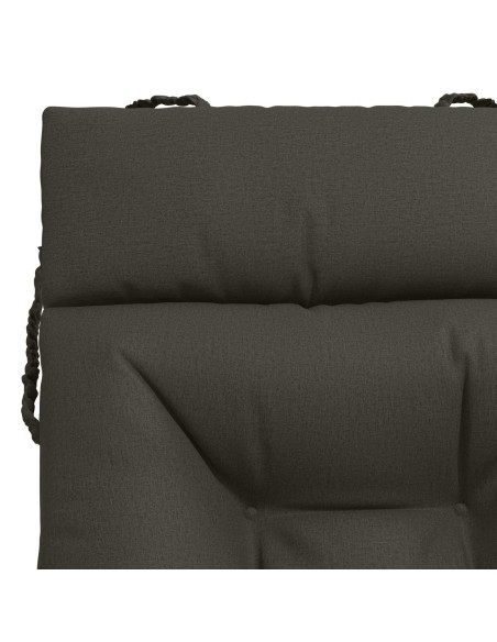 Cuscino per Lettino VIANEN 100% Poliestere Antracite
