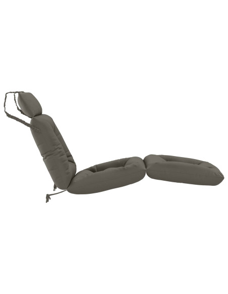 Cuscino per Lettino VIANEN 100% Poliestere Grigio