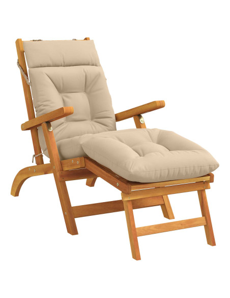 Cuscino per Lettino VIANEN 100% Poliestere Crema