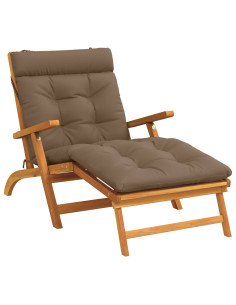 Cuscino per Lettino VIANEN 100% Poliestere Tortora 2