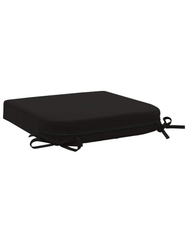 Cuscini per sedile a 4 pezzi SOEST 4 pcs 100% Poliestere Nero