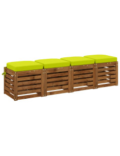 Cuscini per sedile a 4 pezzi SOEST 4 pcs 100% Poliestere 2