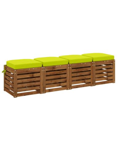 Cuscini per sedile a 4 pezzi SOEST 4 pcs 100% Poliestere