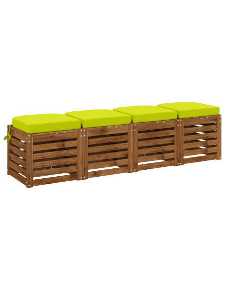 Cuscini per sedile a 4 pezzi SOEST 4 pcs 100% Poliestere