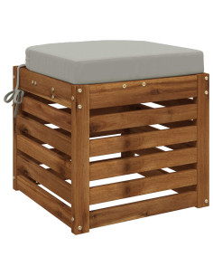 Cuscino per sedile a 1 pezzo SOEST 100% Poliestere Grigio 2