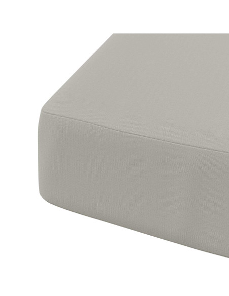 Cuscino per sedile a 1 pezzo SOEST 100% Poliestere Grigio