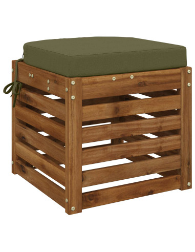 Cuscino per sedile a 1 pezzo SOEST 100% Poliestere Verde Oliva