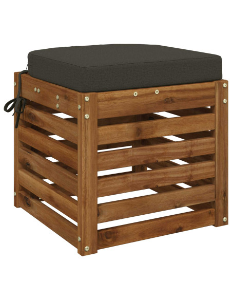 Cuscino per sedile a 1 pezzo SOEST 100% Poliestere Antracite