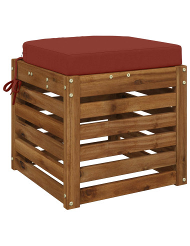 Cuscino per sedile a 1 pezzo SOEST 100% Poliestere Rosso