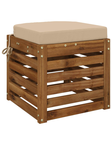 Cuscino per sedile a 1 pezzo SOEST 100% Poliestere Crema