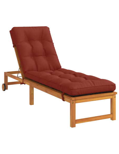 Cuscino per Lettino VIANEN 100% Poliestere Rosso
