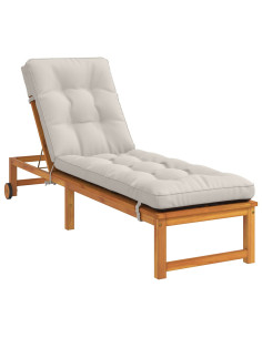 Cuscino per Lettino VIANEN 100% Poliestere Bianco 2