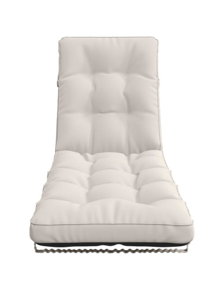 Cuscino per Lettino VIANEN 100% Poliestere Bianco