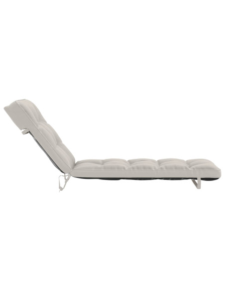 Cuscino per Lettino VIANEN 100% Poliestere Bianco