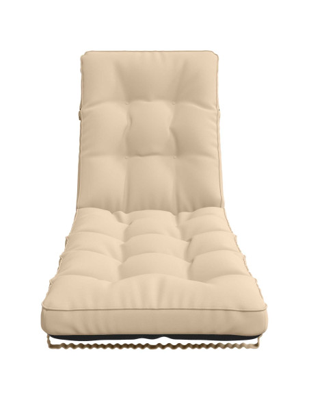 Cuscino per Lettino VIANEN 100% Poliestere Crema
