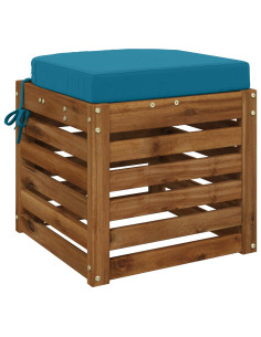 Cuscino per sedile a 1 pezzo SOEST 100% Poliestere Azzurro 2