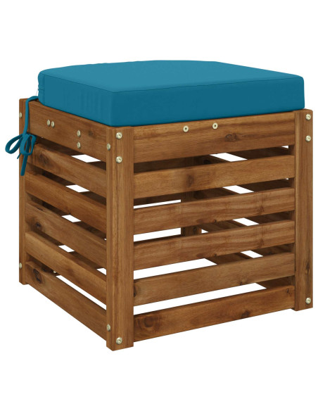 Cuscino per sedile a 1 pezzo SOEST 100% Poliestere Azzurro
