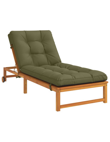 Cuscino per Lettino VIANEN 100% Poliestere Verde Oliva