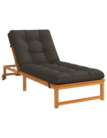 Cuscino per Lettino VIANEN 100% Poliestere Antracite