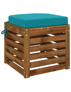Cuscino per sedile a 1 pezzo SOEST 100% Poliestere Turchese 2