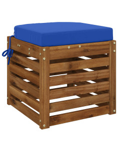 Cuscino per sedile a 1 pezzo SOEST 100% Poliestere Blu Reale 2