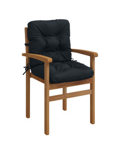 Cuscini per Sedia Alta in 4 Pezzi VIANEN 4 pcs 100% Poliestere 2