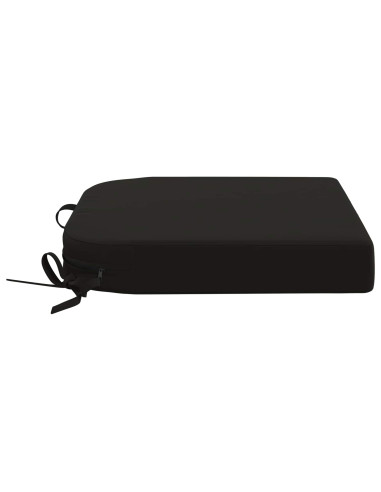 Cuscini per sedile a 4 pezzi SOEST 4 pcs 100% Poliestere Nero