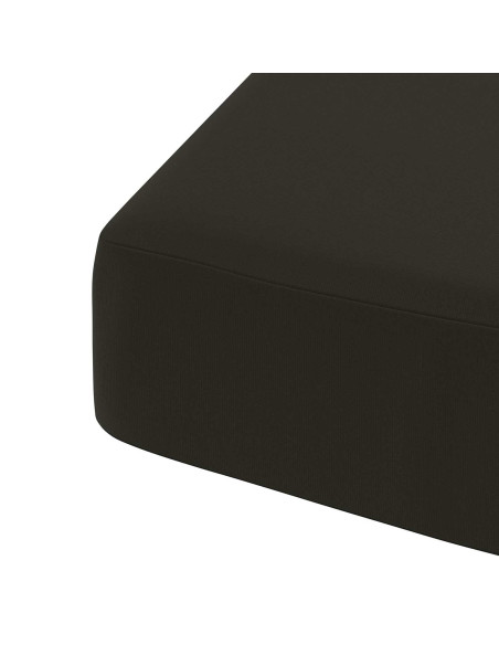 Cuscini per sedile a 4 pezzi SOEST 4 pcs 100% Poliestere Nero