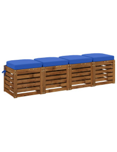 Cuscini per sedile a 4 pezzi SOEST 4 pcs 100% Poliestere 2
