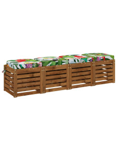 Cuscini per sedile a 4 pezzi SOEST 4 pcs 100% Poliestere 2