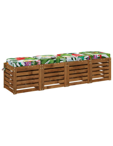 Cuscini per sedile a 4 pezzi SOEST 4 pcs 100% Poliestere