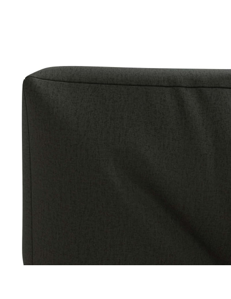 Cuscino per schienale di pallet VIANEN 100% Poliestere Nero