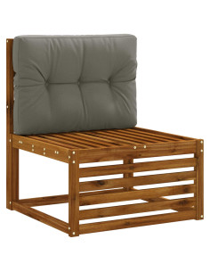 Cuscino per schienale di pallet VIANEN 100% Poliestere Grigio 2