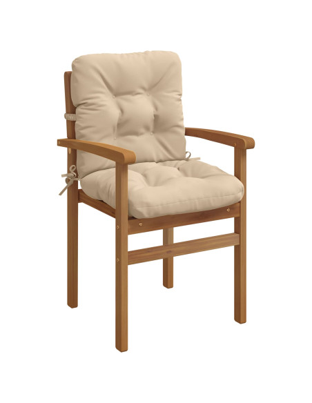 Cuscini per Sedia Alta in 4 Pezzi VIANEN 4 pcs 100% Poliestere