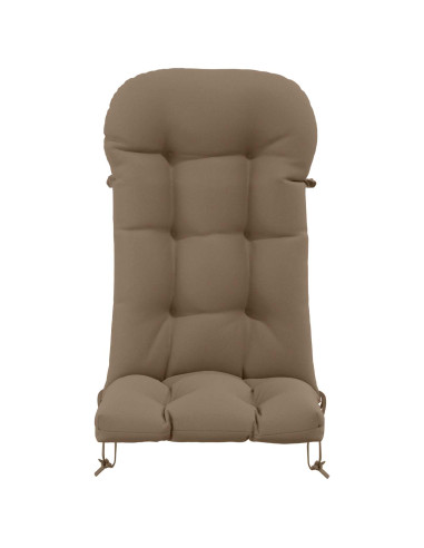 Cuscino per Lounger Sole PUTTEN 100% Poliestere Tortora