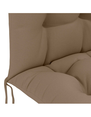 Cuscino per Lounger Sole PUTTEN 100% Poliestere Tortora