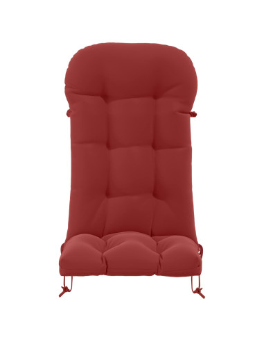 Cuscino per Lounger Sole PUTTEN 100% Poliestere Rosso Vino