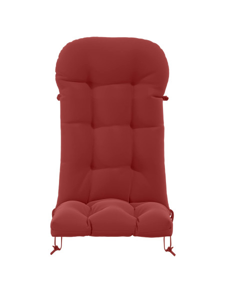 Cuscino per Lounger Sole PUTTEN 100% Poliestere Rosso Vino