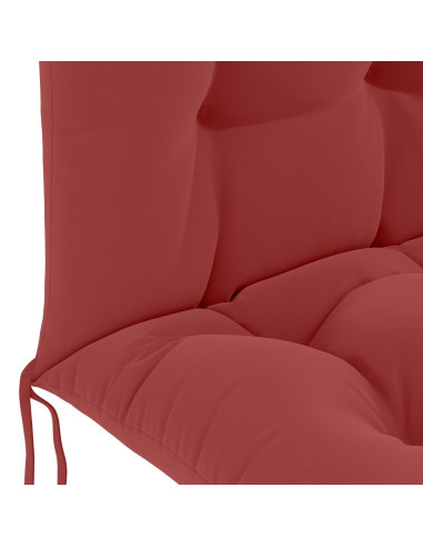 Cuscino per Lounger Sole PUTTEN 100% Poliestere Rosso Vino
