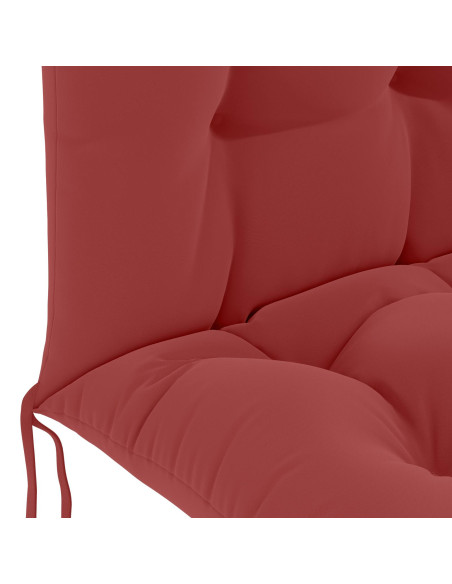 Cuscino per Lounger Sole PUTTEN 100% Poliestere Rosso Vino