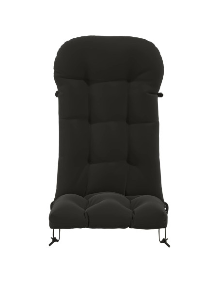 Cuscino per Lounger Sole PUTTEN 100% Poliestere Nero