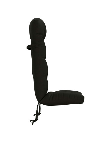Cuscino per Lounger Sole PUTTEN 100% Poliestere Nero