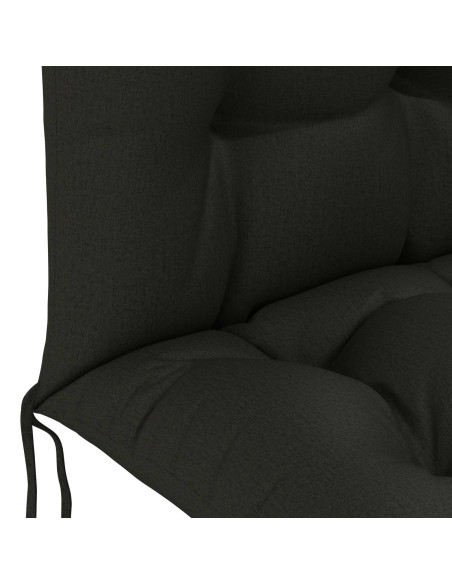Cuscino per Lounger Sole PUTTEN 100% Poliestere Nero