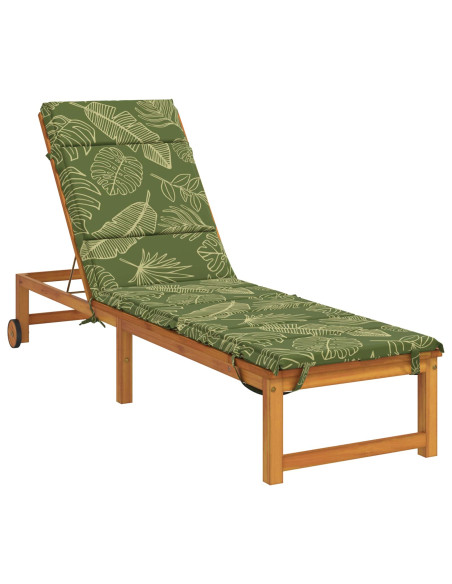 Cuscino per Lettino GEMERT 100% Poliestere Design a foglia